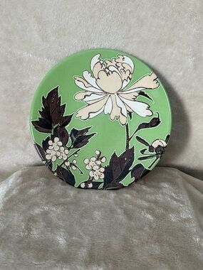 Anthropologie Grace Peony Plate